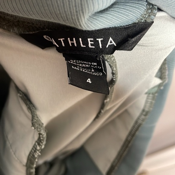 Athleta | Nolita Slim Tapered Leg Printed Pants Size 4 - Picture 7 of 8